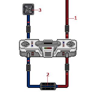 Открытая схема ТЭГ